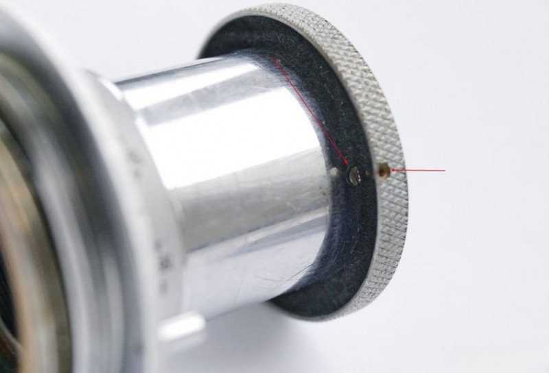 Warning about decorative ring screw and technical hole
