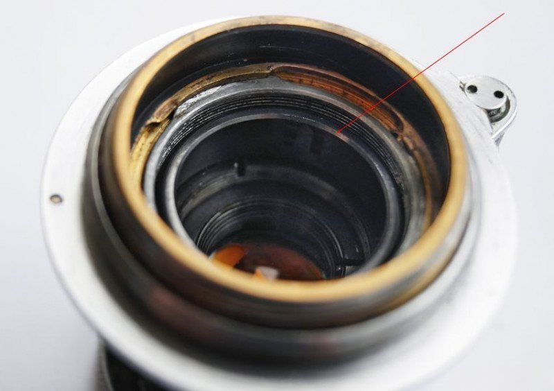 Removing internal hood from rear element