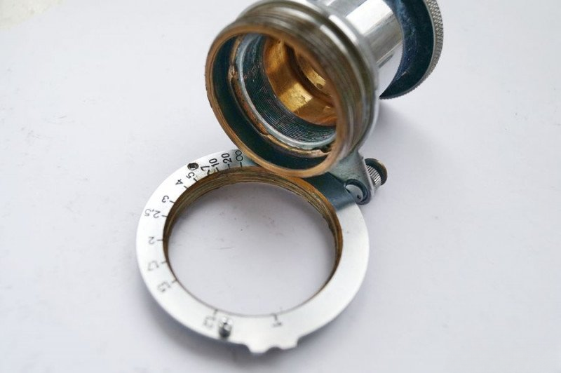 Thoroughly cleaned helicoid threads