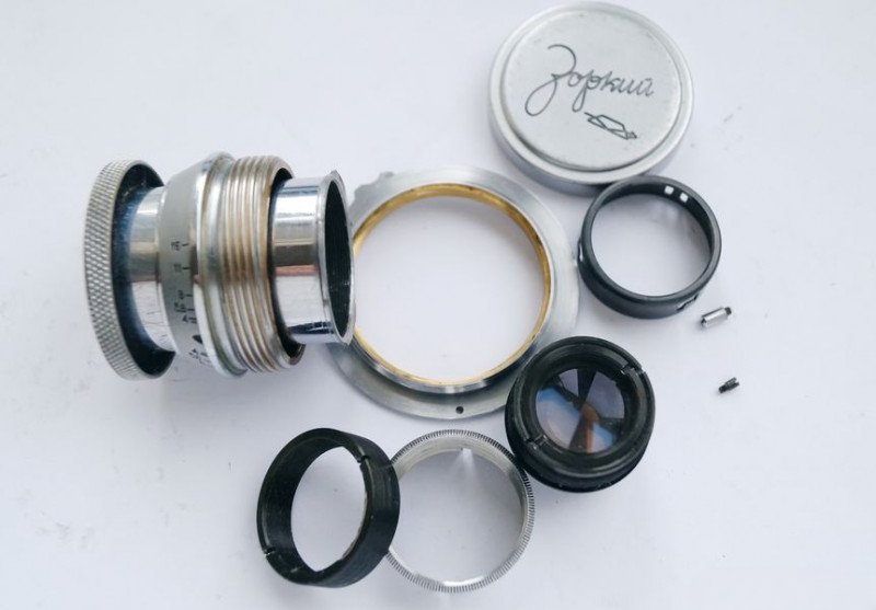 Clean components ready for precise reassembly