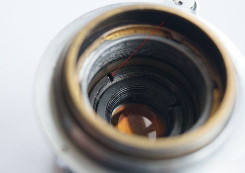 Removing larger retaining ring with precision tools