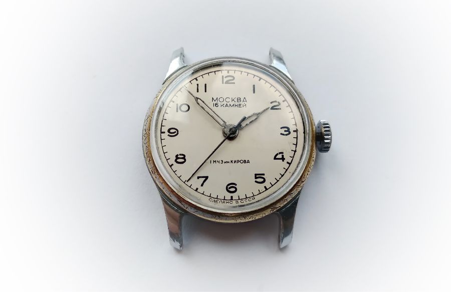 The serviced 2608 movement complete at the end of reassembly