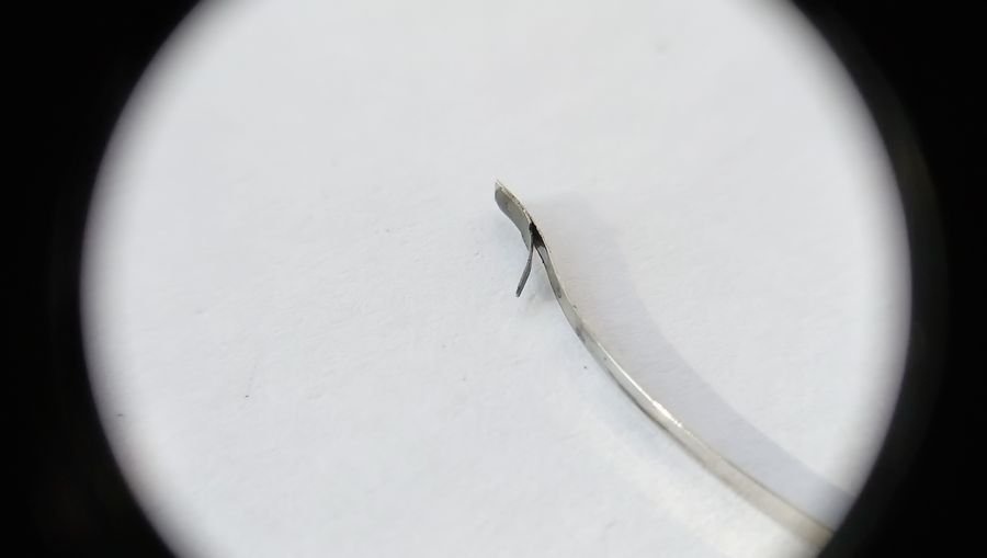 Mainspring bridle detail