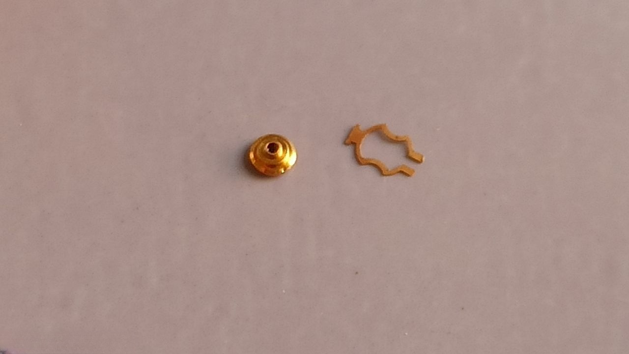 Cap jewel assembly removed