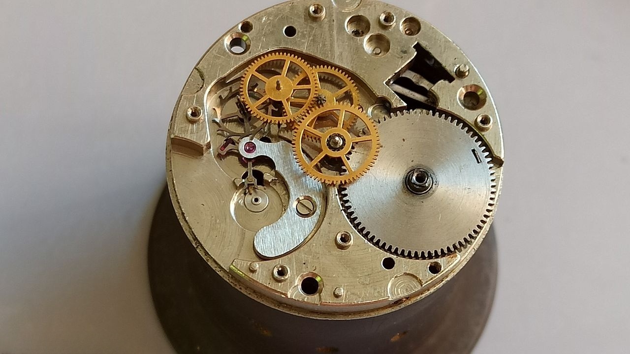 Components ready for cleaning