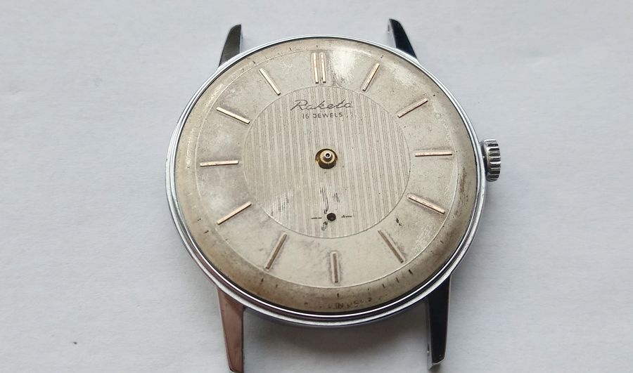 Dial after chemical treatment