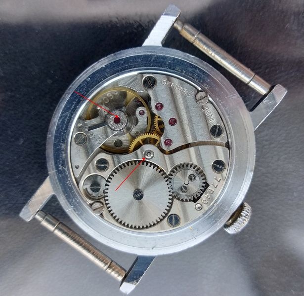 Earlier ZIM caliber 2602 with Geneva stripes