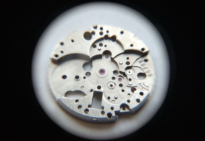 Main plate after cleaning