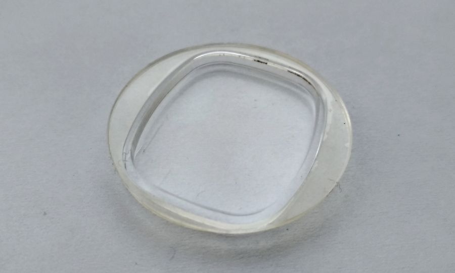 Crystal interior with printed markings