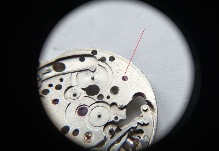 Non-functional calendar disk jewel