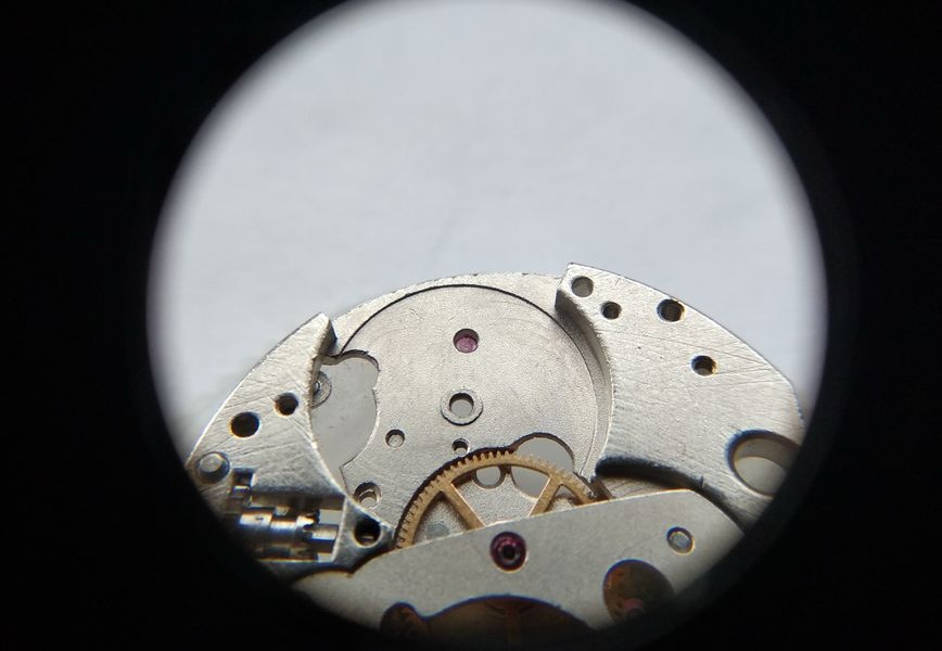 Barrel arbor bearing detail
