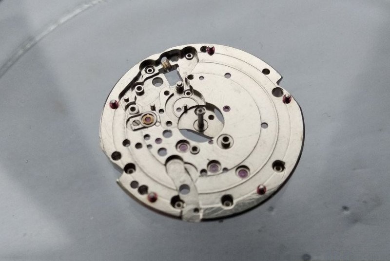 Transitional movement with partial jewel complement