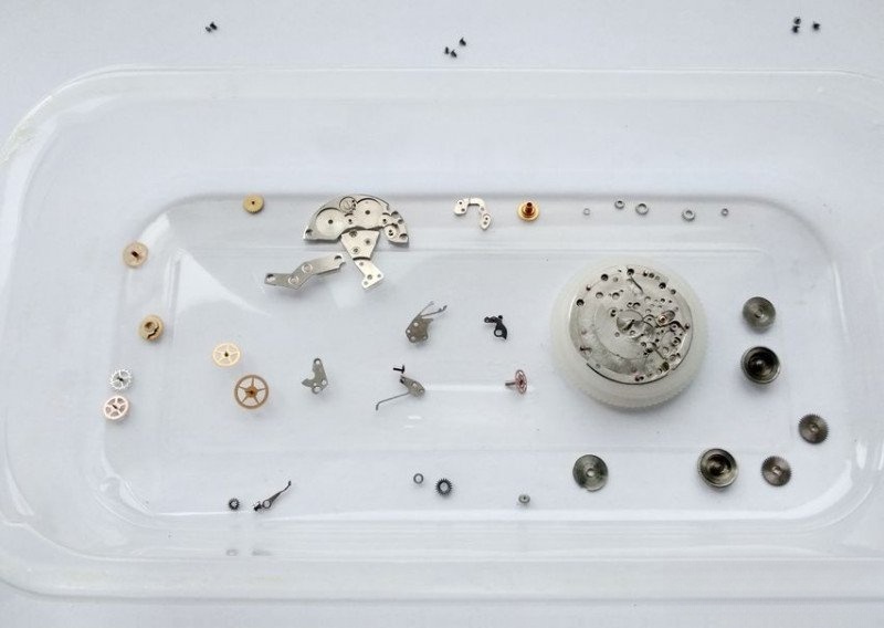 Main plate after cleaning