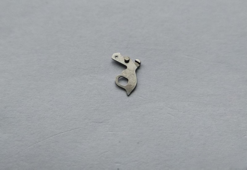 Date transfer lever reverse side