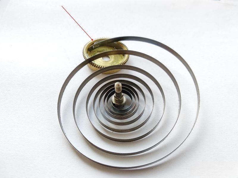 Alarm barrel showing unusual internal feature