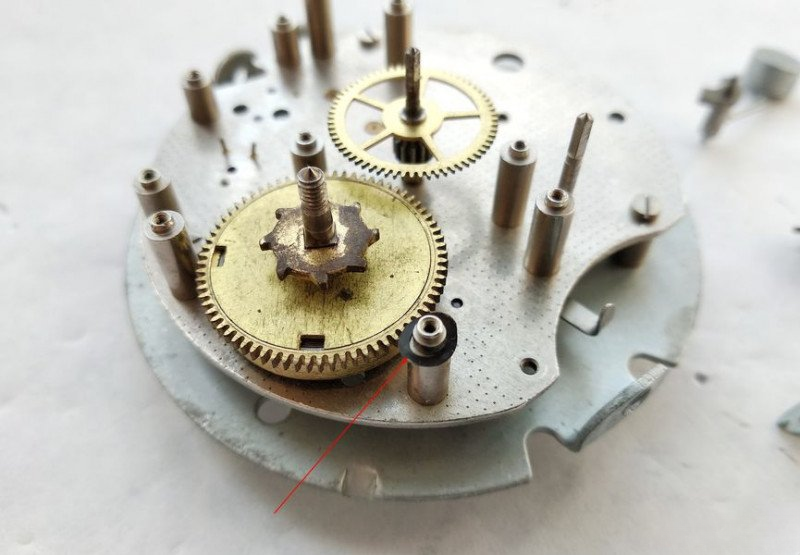 Installing alarm barrel with friction washer
