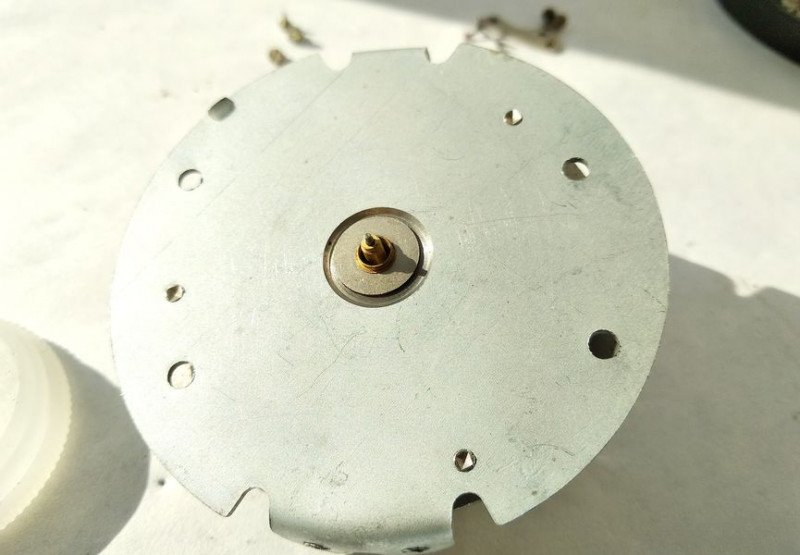 Installing alarm wheel plate with screws