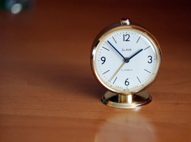 Finished Slava alarm clock complete