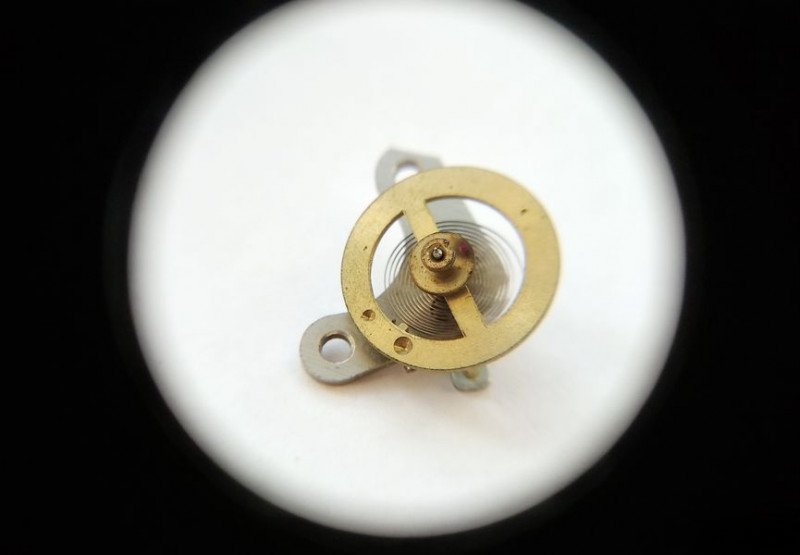 Balance cock regulator side view