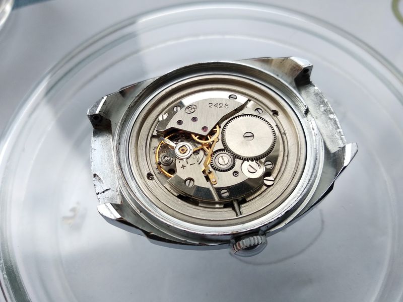 Installing the caliber into the case and refitting the winding stem