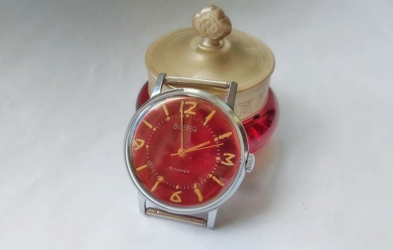 Completed watch with replacement dial
