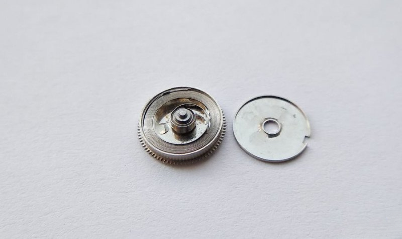 Assembled and lubricated barrel