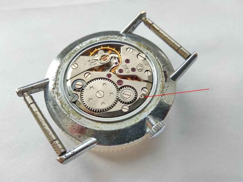 Removing winding stem from movement