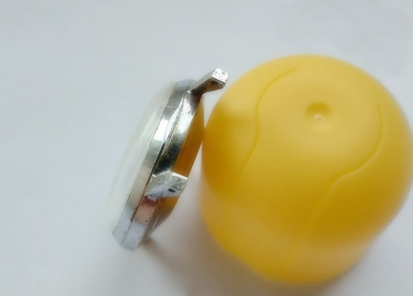 Detail of the finished watch after servicing and cleaning