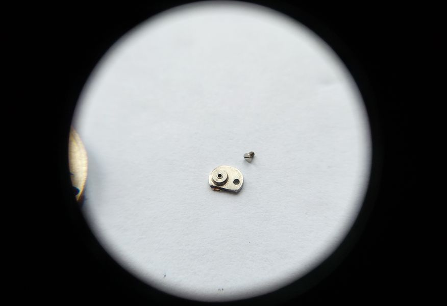 The reverse side of the removable balance bushing