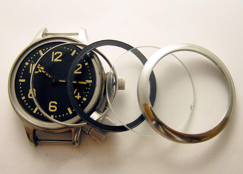 Another view of the restored cased pocket watch