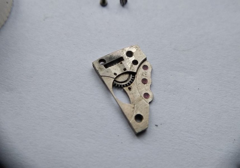 Train bridge underside showing jewels