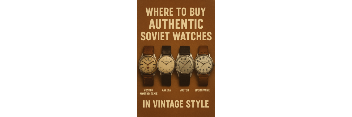 Where to Buy Authentic Soviet Watches: A Collector’s Guide from a Professional Watchmaker