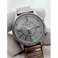 Vintage Poljot Alarm Watch USSR Mechanical 18 Jewels Soviet Wristwatch 1980s