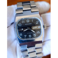 Slava Tank Rare Vintage Men's Automatic Wristwatch Made in USSR 1980s
