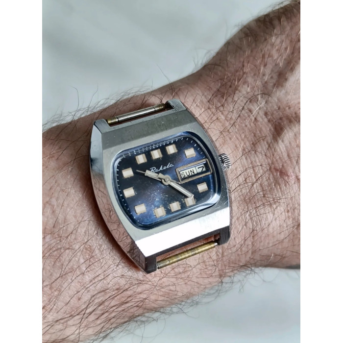 Raketa Biker USSR 1980s Men's Mechanical Wristwatch 19 Jewels