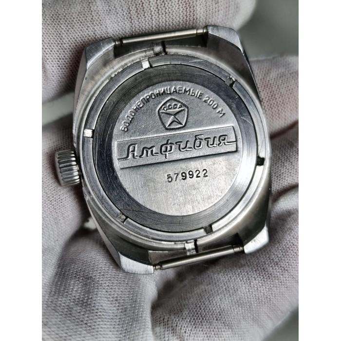 Vostok Amphibia Cal. 2209 USSR 1980s Men's Mechanical Wristwatch 18 Jewels