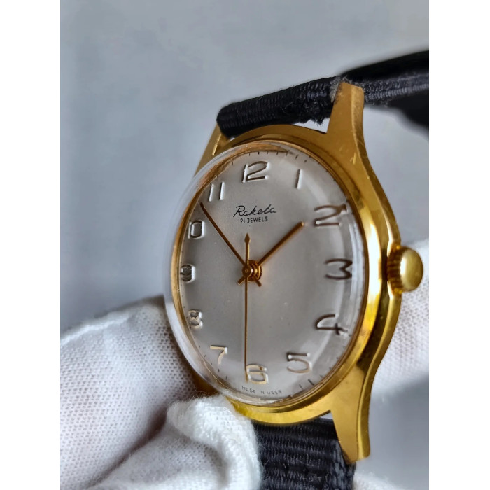 Raketa Cal. 2609B USSR Wristwatch 1970s Men's Mechanical 21 Jewels