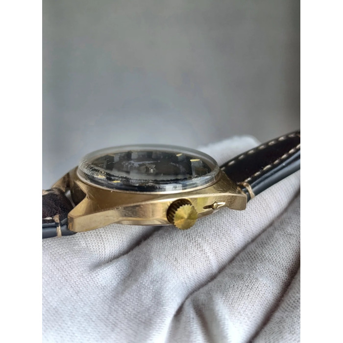 Slava 2428 Olympic USSR Wristwatch 1980s Men's Mechanical 26 Jewels
