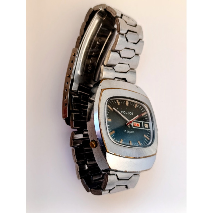 Vintage Poljot 2628.H Soviet Mechanical Watch First Moscow Watch Factory 