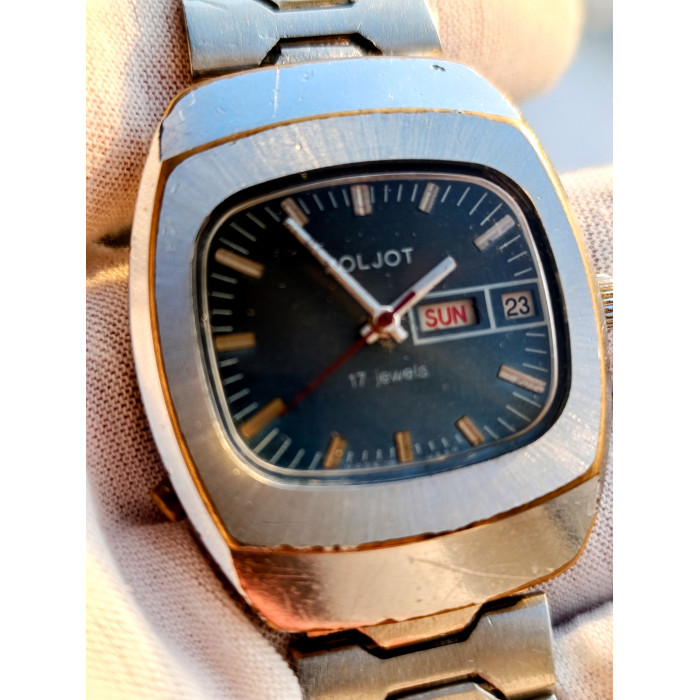 Vintage Poljot 2628.H Soviet Mechanical Watch First Moscow Watch Factory 