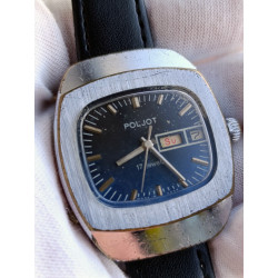 Poljot 2628H Vintage USSR Mechanical Watch First Moscow Watch Factory Blue Dial Poljot 2628H Vintage USSR Mechanical Watch First Moscow Watch Factory Blue Dial