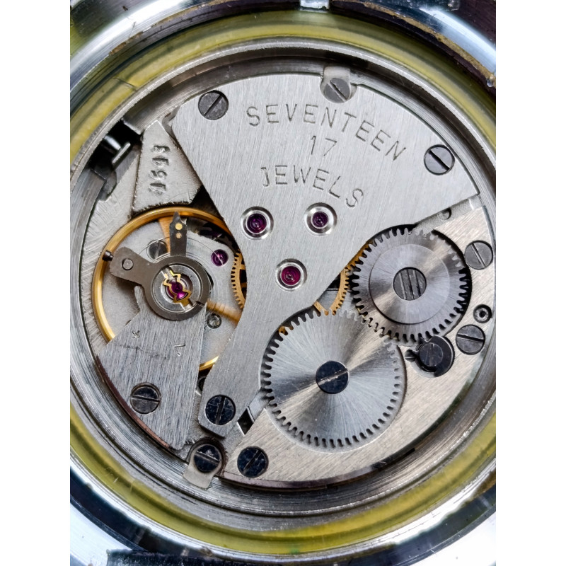 Vintage Poljot 2628.H 1979 USSR Watch Silver Dial NOS ZIM Bracelet Vintage Poljot 2628.H 1979 USSR Watch Silver Dial NOS ZIM Bracelet
