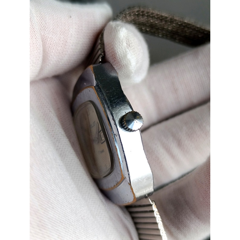 Vintage Poljot 2628.H 1979 USSR Watch Silver Dial NOS ZIM Bracelet Vintage Poljot 2628.H 1979 USSR Watch Silver Dial NOS ZIM Bracelet