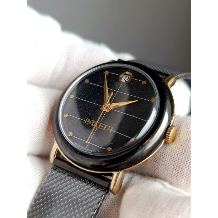 Raketa Black Prince Soviet Watch 4168731 (1980s, USSR)