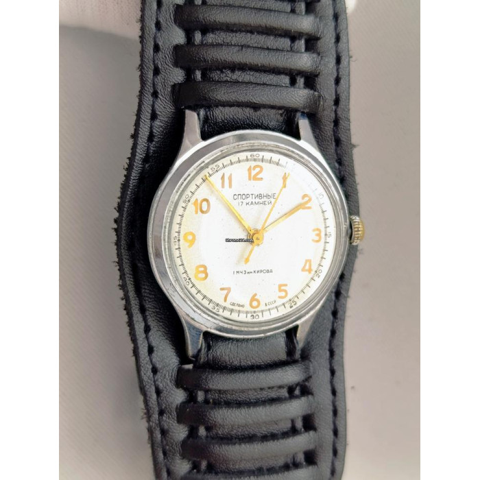 Vintage Soviet Watch Sportivnie 17 Jewels | USSR Collectible Mechanical 1956| 1st Moscow Watch Factory