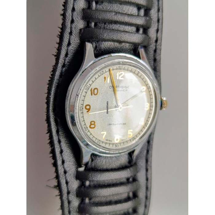 Vintage Soviet Watch Sportivnie 17 Jewels | USSR Collectible Mechanical 1956| 1st Moscow Watch Factory