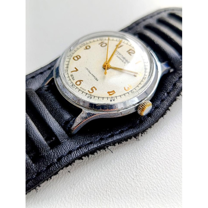 Vintage Soviet Watch Sportivnie 17 Jewels | USSR Collectible Mechanical 1956| 1st Moscow Watch Factory
