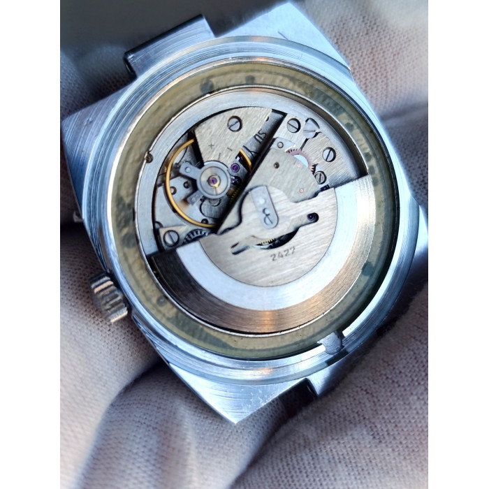 Vintage Slava Tank Automatic Watch, Caliber 2427