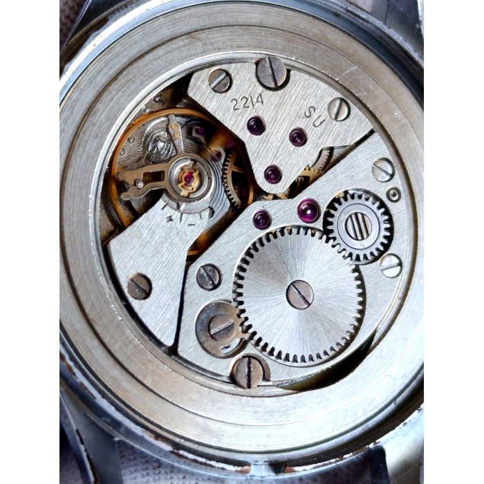 Vostok 2214 Mechanical Watch — 1970s USSR Brown Gradient Dial