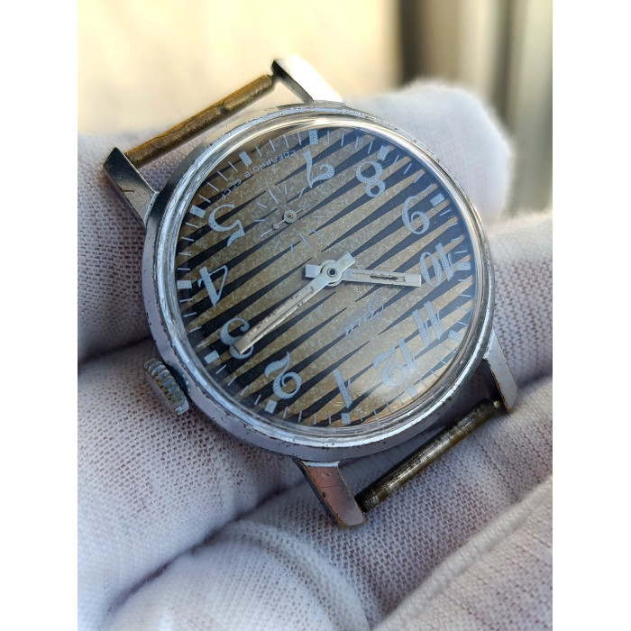 Vintage ZIM Soviet Watch Cal. 2602 with Striped Dial – USSR 1980s
